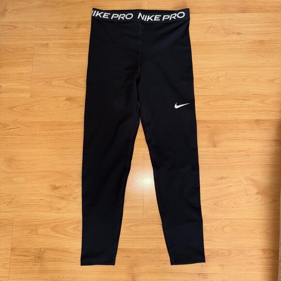 Brand New Nike Pro Women's Mesh-Panel Leggings - Picture 1 of 8